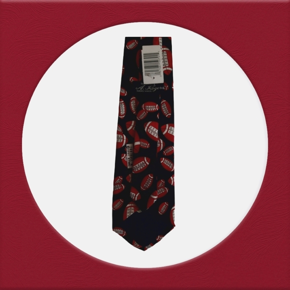 VTG Football Tie w/ Original Tag - Picture 2 of 4